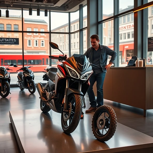 salon honda motocykle łódź