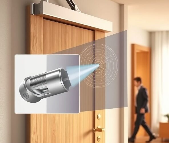 Czy samozamykacz szynowy z funkcją soft stop wyciszy drzwi wejściowe?