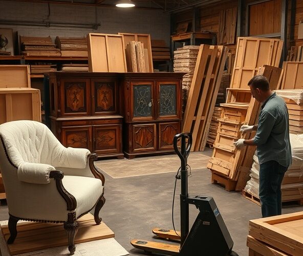 Jak sklep z meblami antycznymi zapewni bezpieczną wysyłkę?