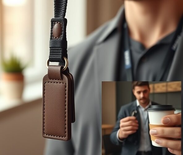 Czy smycz do kluczy z własnym napisem sprawdzi się jako gadżet?