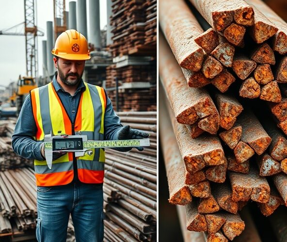 Jak kierownik budowy może szybko wykryć wady stali zbrojeniowej?