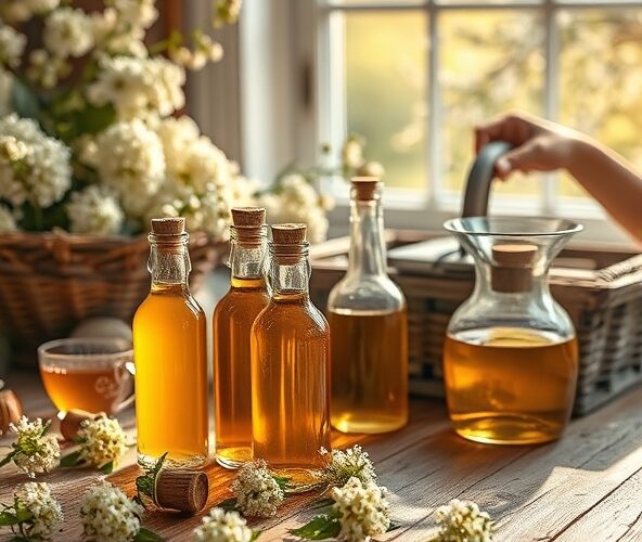 Ile butelek syropu z kwiatów czarnego bzu zamówić na sezon?