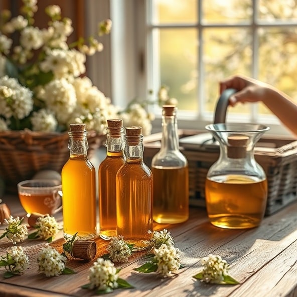 syrop z kwiatów czarnego bzu