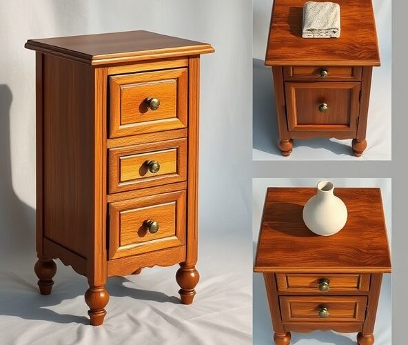 Jak fotografować antyczną szafkę nocną dla początkujących, aby sprzedać online?