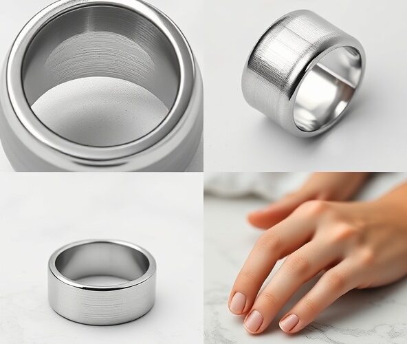 Jak fotografować szerokie pierścionki srebrne, by zmniejszyć zwroty?