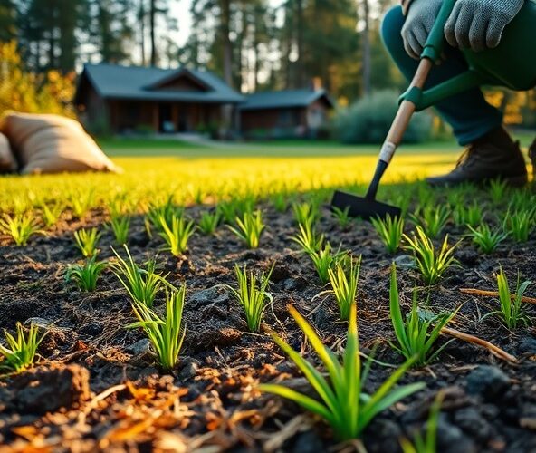 Jak zwalczyć chwasty w trawie z siewu w Podkowie Leśnej bez chemii?