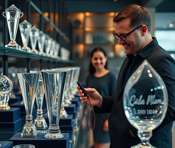 Czy personalizacja trofeów kryształowych zwiększy konwersję sklepu?