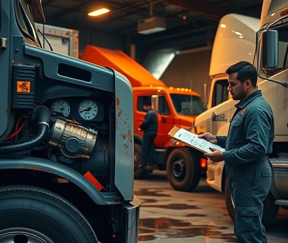 Jak ocenić ryzyko awarii używanych ciągników siodłowych bez telematyki?