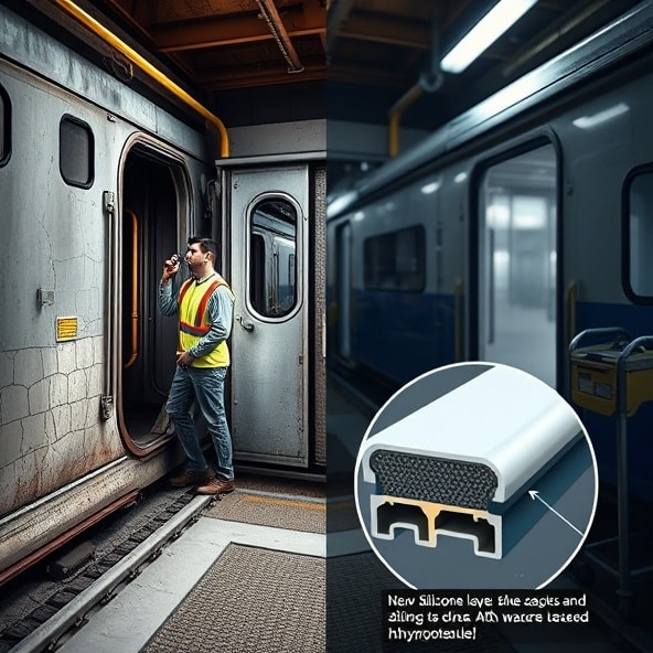 uszczelki do pociągu