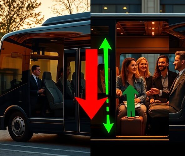 Czy obniżka ceny o 10% zwiększy obłożenie vip taxi bus?
