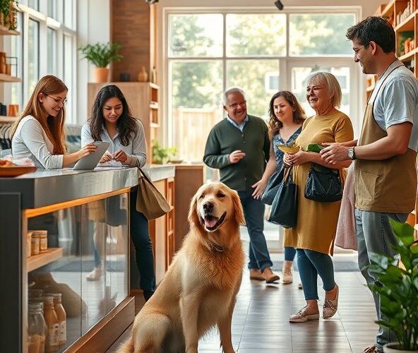 Czy wpływ zwierząt na człowieka zwiększa zaufanie klientów w sklepie?