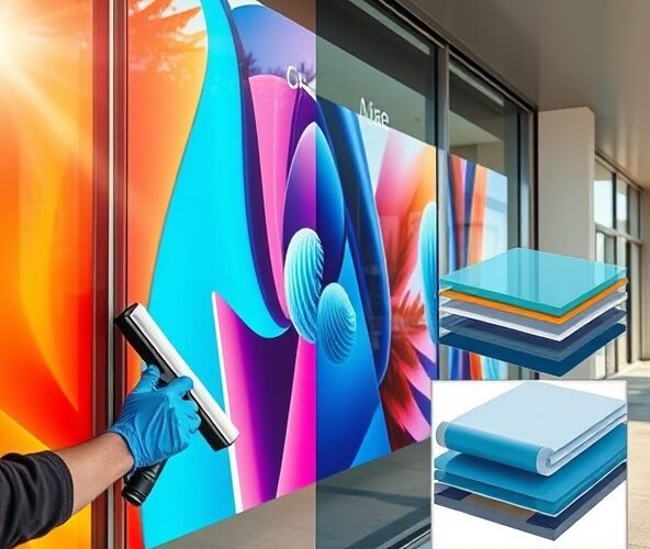 Jak zabezpieczyć wydruki na szkle witryn przed blaknięciem?