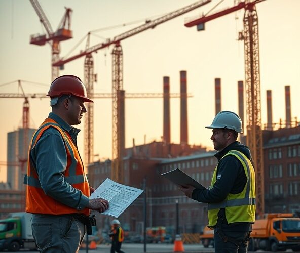 Wynajem dźwigów w Łodzi: jakie pozwolenia musi mieć firma budowlana?