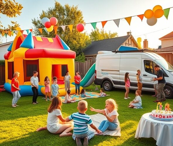 Jak zwiększyć rezerwacje wynajmu dmuchańców na urodziny?