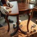 zabytkowy stolik