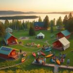 zielona szkoła nad jeziorem