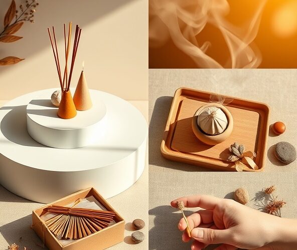 Jakie zdjęcia zestawu kadzideł zwiększą konwersję na karcie produktu?