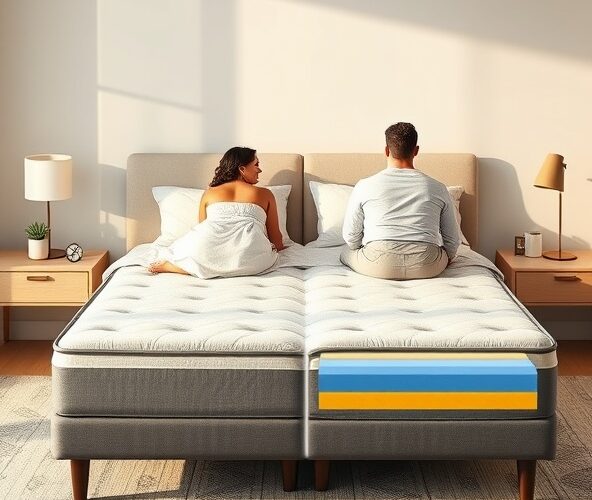 Jak wybrać materac 160×200 dla pary o dużej różnicy wagi?