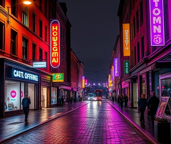 Jak dobrać reklamę świetlną w Łodzi, by przyciągnąć klientów nocą?