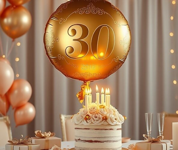 Ile kosztuje personalizowany balon 30 lat z nadrukiem?