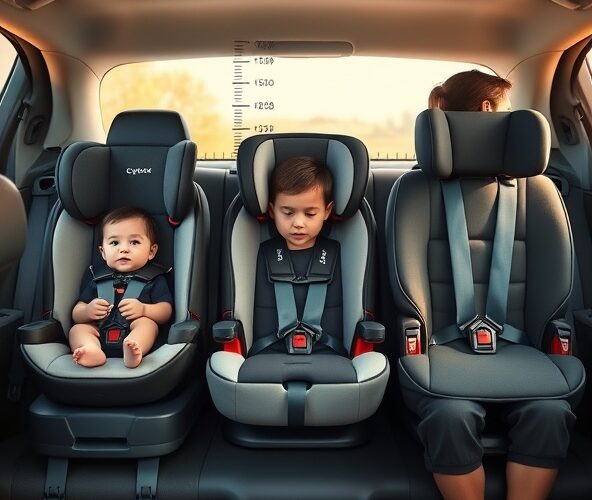 Jak bezpiecznie dobrać fotelik Cybex według wieku i wzrostu?