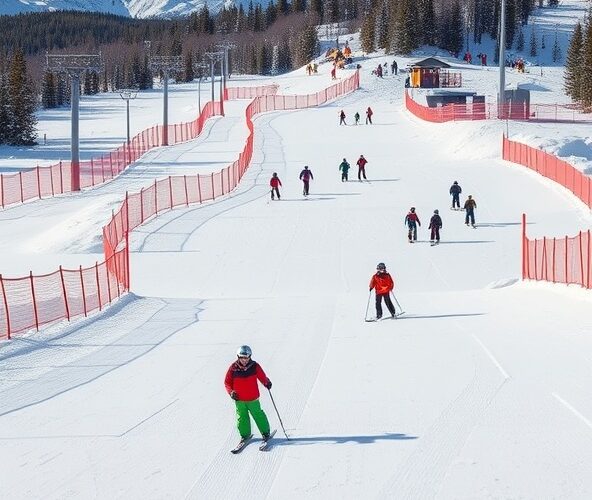 Jakie elementy stoków do nauki jazdy na nartach zmniejszają urazy?